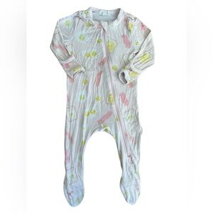 Angel Dear Kids One Piece Footie - Pink and Yellow